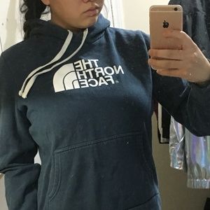 navy blue hoodie